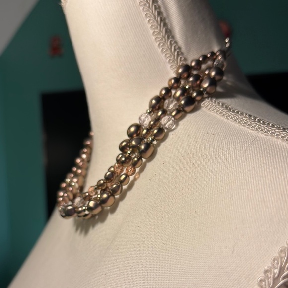 Liz Claiborne Gold and Silver Layered Necklace - Picture 2 of 5